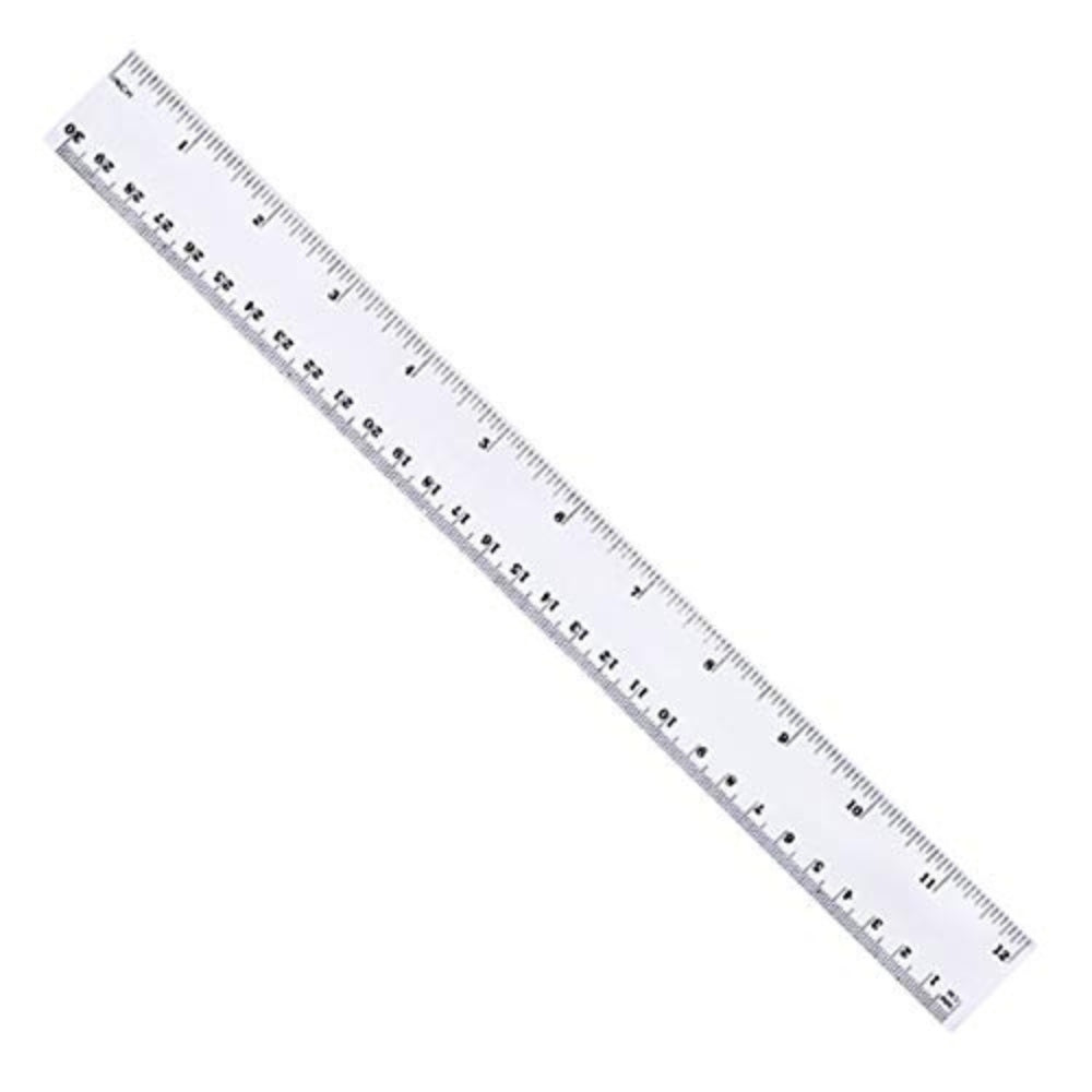 Ruler - Transparent Organic Plastic Ruler Ruler 30cm