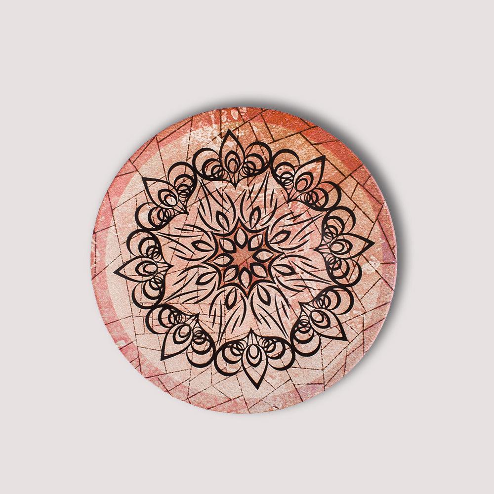 Rustic Mandala Flat Dish 26CM
