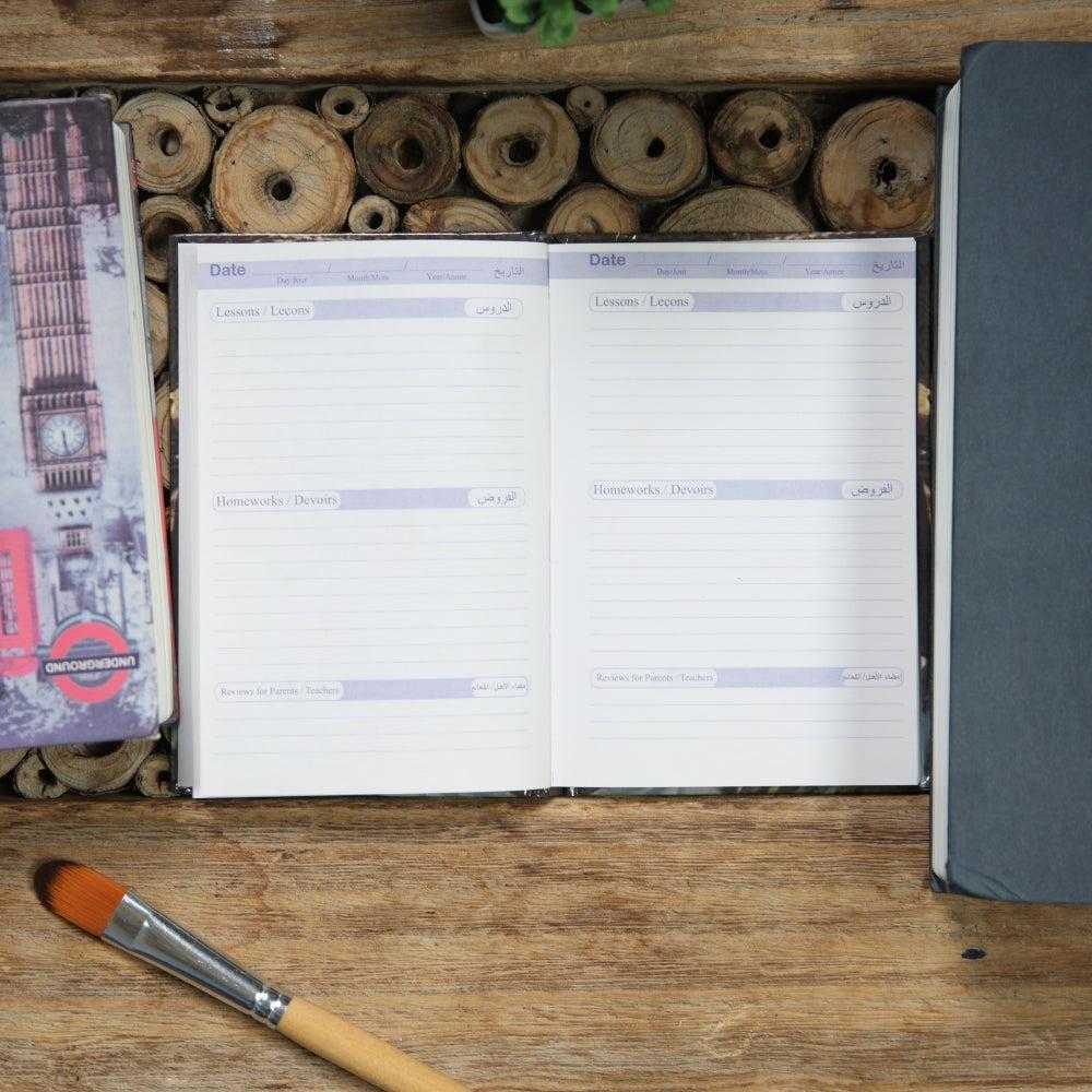 Rustic School Agenda Notebook
