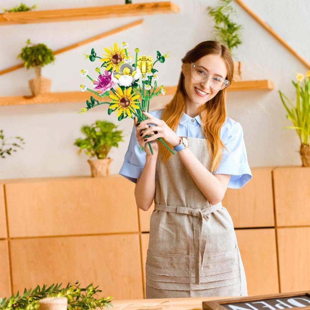 SHEVIEW Flower Bouquet Building Sets,