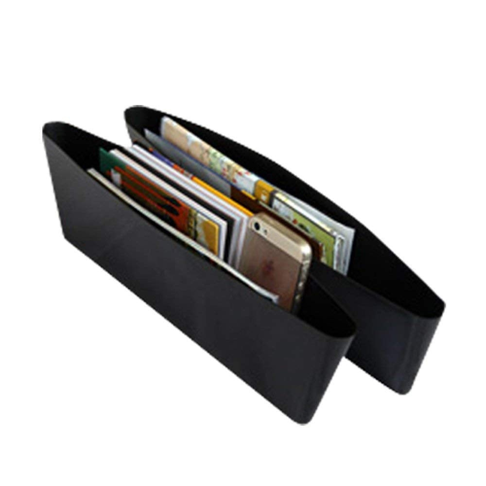 SHREEJIIH 2Pcs Catch Caddy Car Seat Catcher, Car Organizer Black Color for Innova Crista, Audi A4 & All Other Cars 1 Set 2 Pcs Multicolor