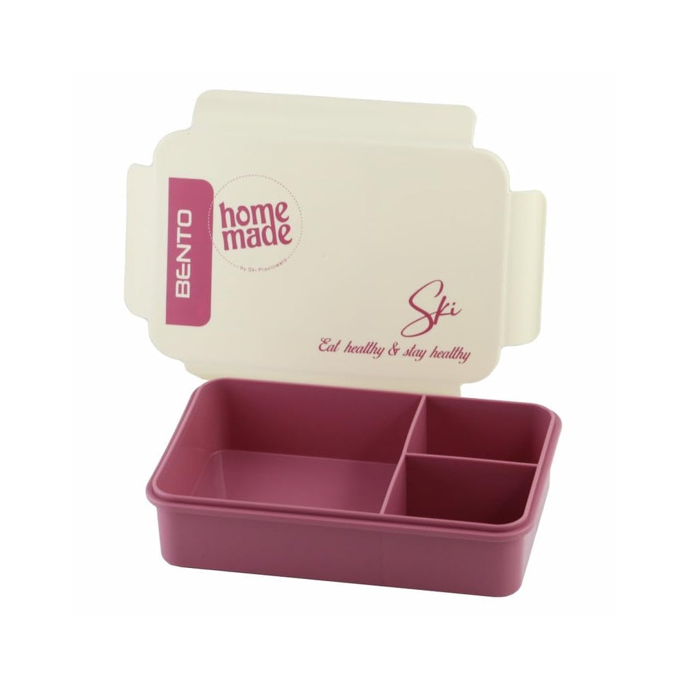 SKI Bento 3 Grid Compartment Lunch Box