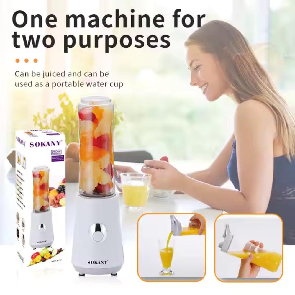 SOKANY Product SK-709 Mini Portable Juicer Extractor Machine and Fresh Orange Citrus Beauty Blender Bottle Juicer Cup