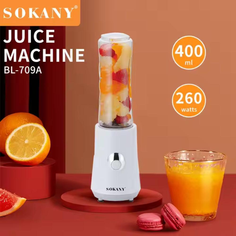 SOKANY Product SK-709 Mini Portable Juicer Extractor Machine and Fresh Orange Citrus Beauty Blender Bottle Juicer Cup