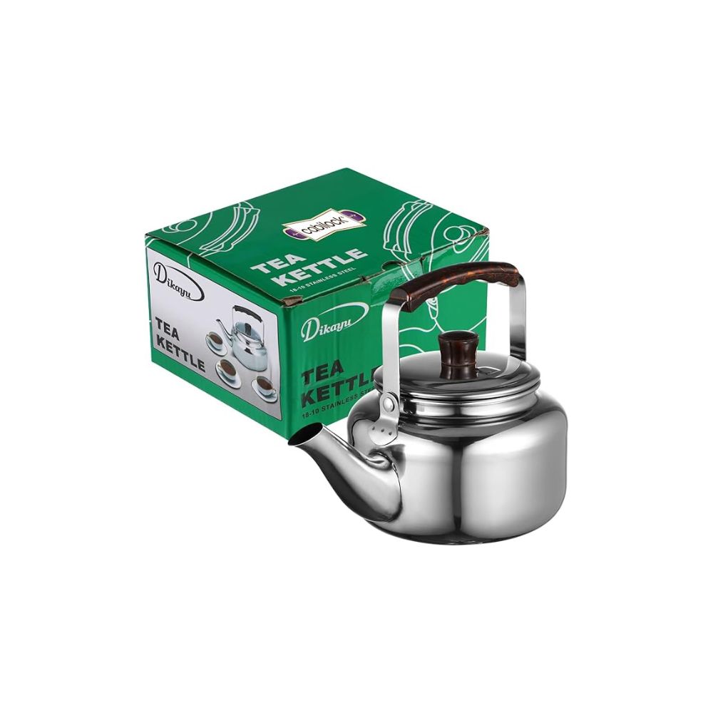STOPAZA 1L Stainless Steel Whistle Tea Kettle