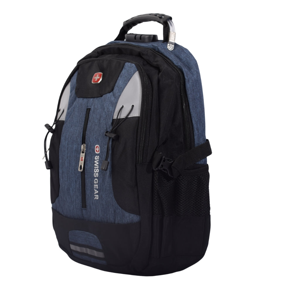 SWISS GEAR Black School Backpack with Multi-Compartment Design