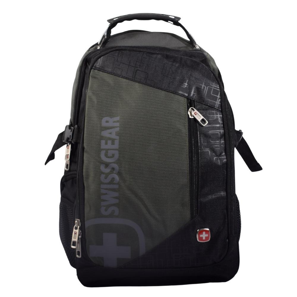 SWISS GEAR Black School Backpack with Multi-Compartment Design