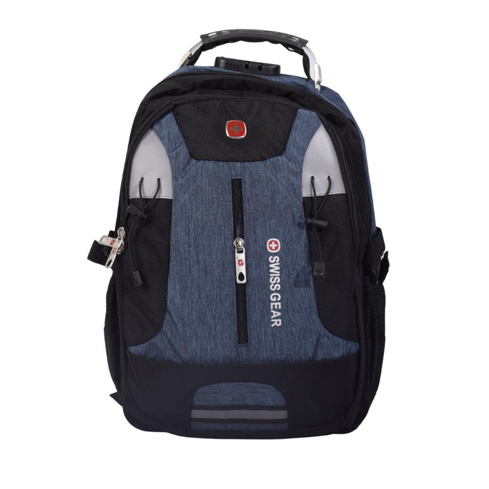 SWISS GEAR Black School Backpack with Multi-Compartment Design
