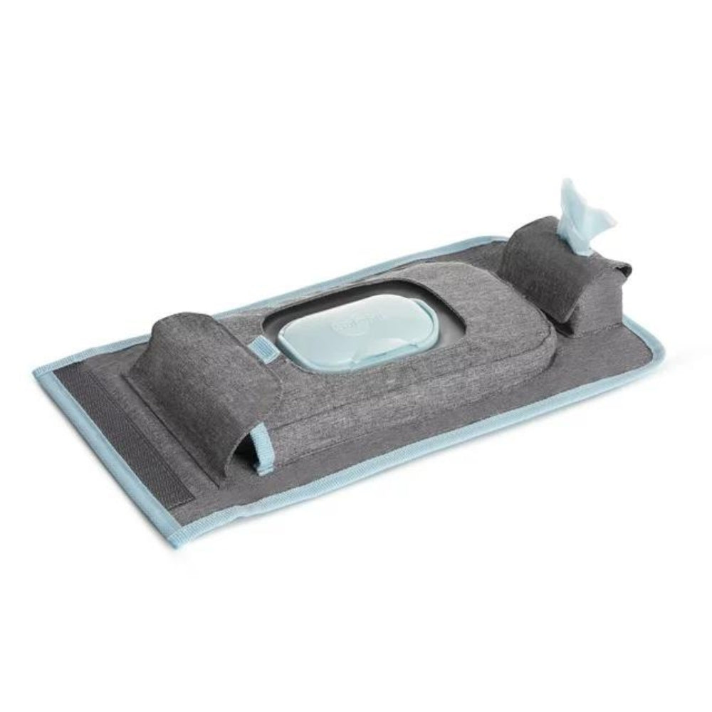 SafeFit Antimicrobial Baby Changing Pad XL, Includes Wipes Dispenser