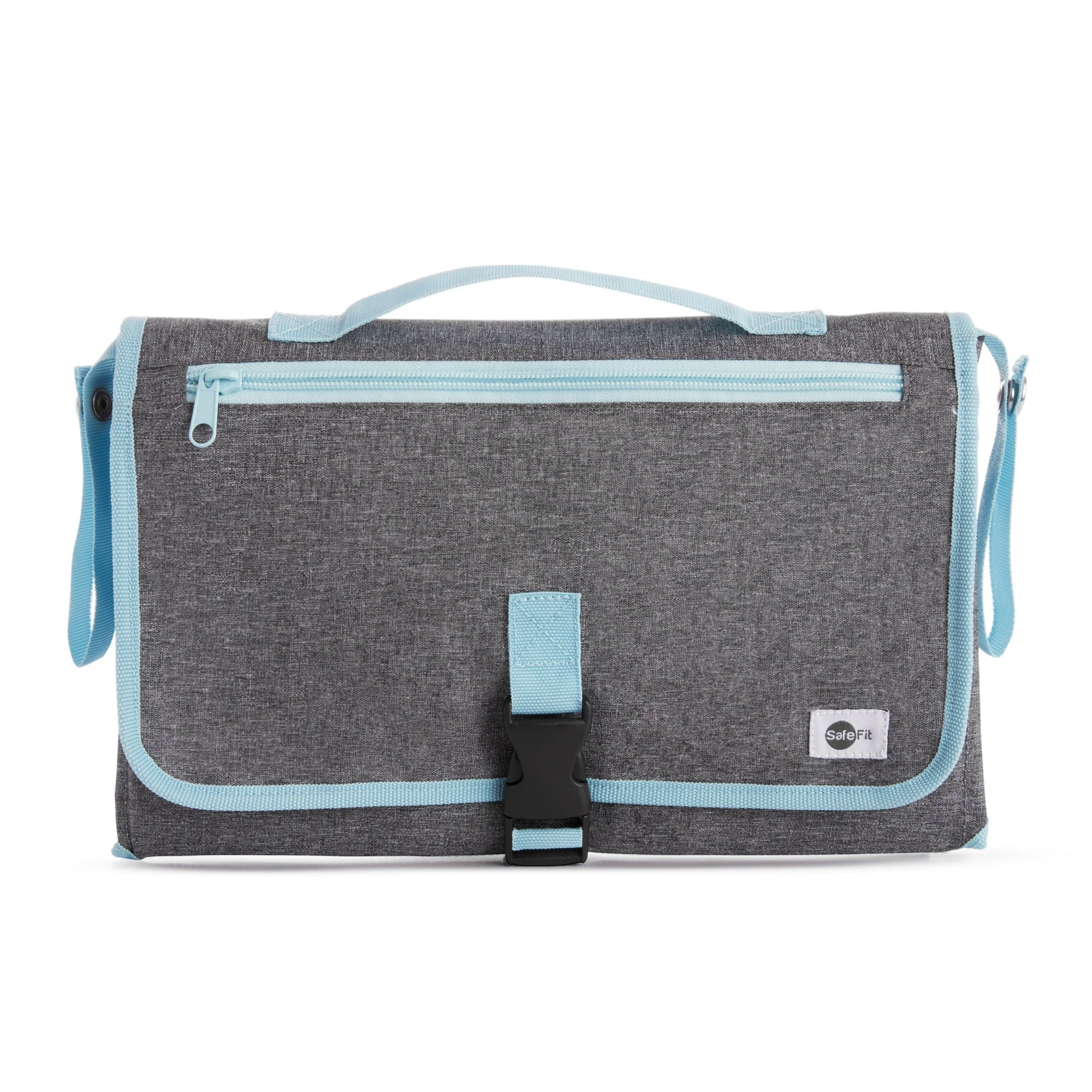 SafeFit Antimicrobial Baby Changing Pad XL, Includes Wipes Dispenser