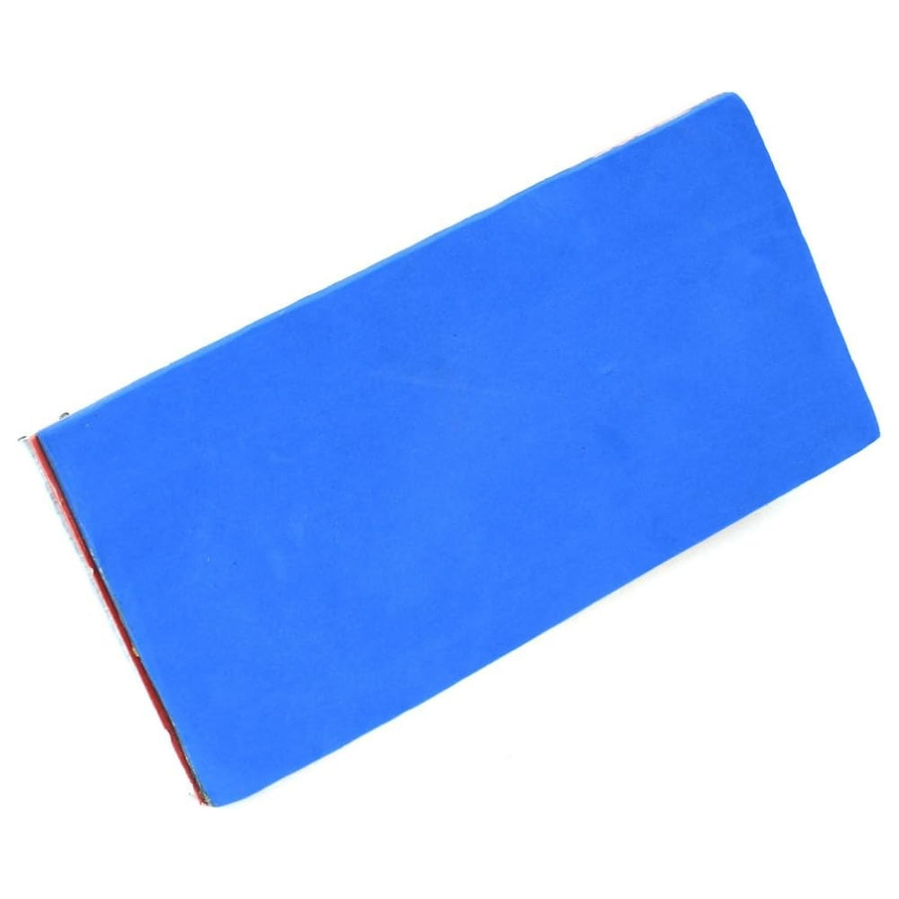 Sander Block 7 x 3.4 Inch Glass Paper Holder Hand Tool with Plastic Handle for Wall Grinder Sanding Polishing Black