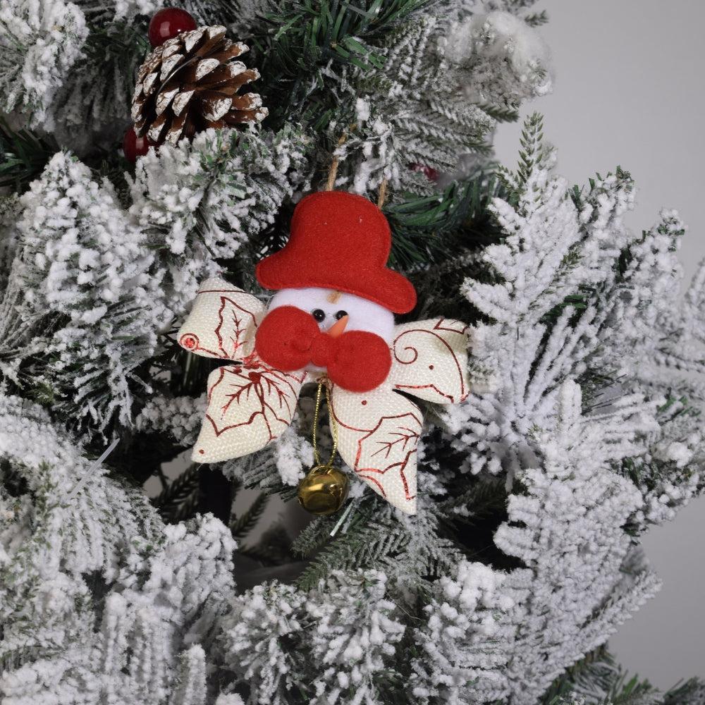 Santa Claus and Snowman Pendants, Christmas Tree Ornaments, Hanging Doll.