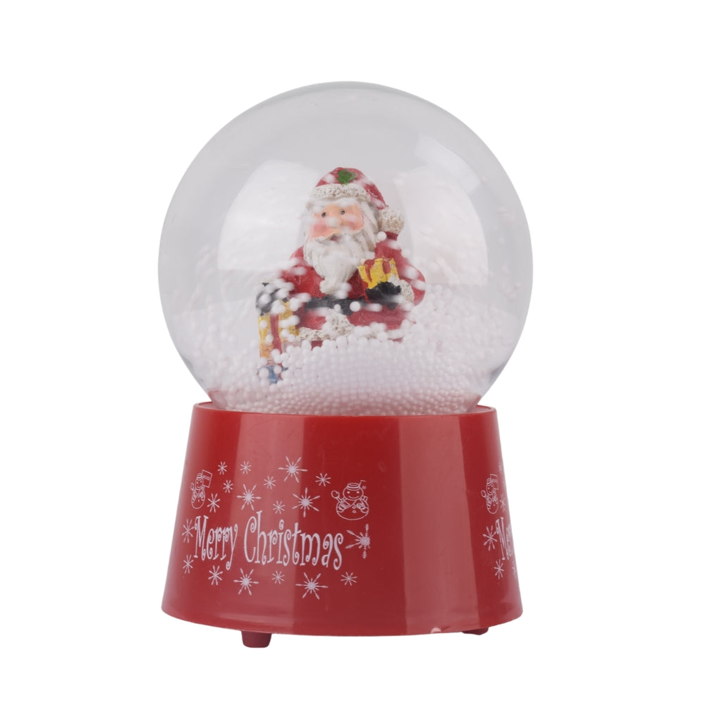 Santa Snow Globe Christmas Decoration