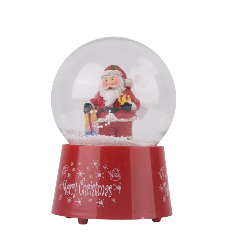 Santa Snow Globe Christmas Decoration