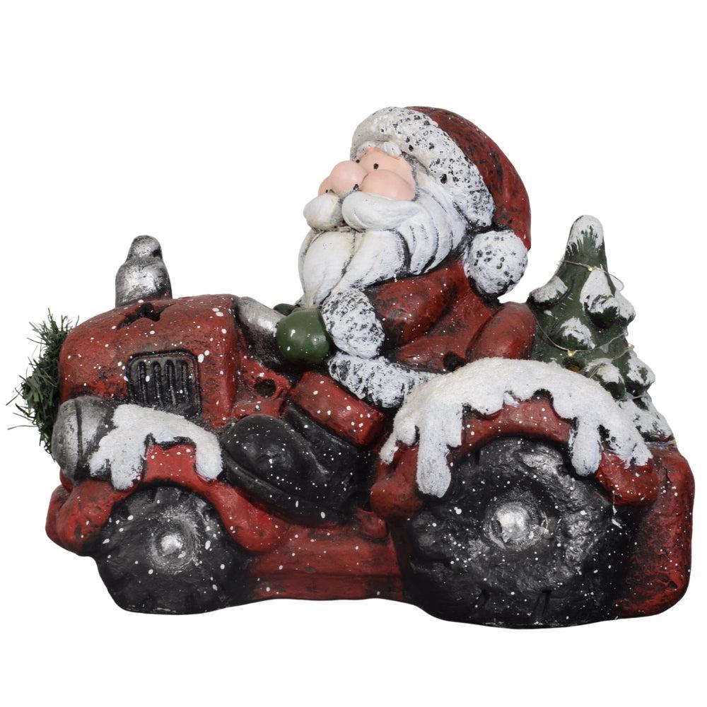Santa's Snowy Tractor Ride