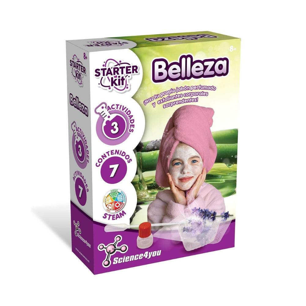 Science 4 You Starter Kit Beauty Studio - Beauty Laboratory, Scientific And Educational Toy, 3 Simple Experiences For Making Soap And Exfoliators, For Kids Ages 8 And Up, Multicolor