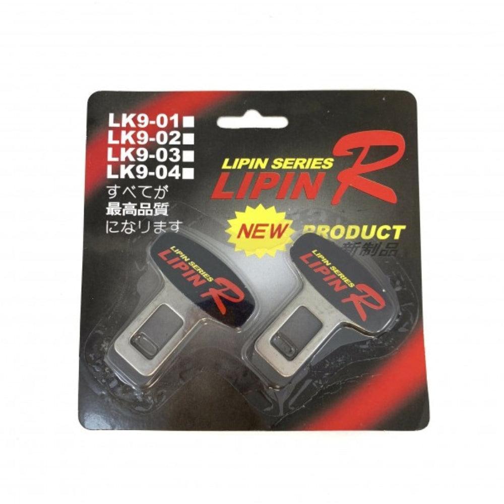 Seat belt plug LK9-02 black 2pcs