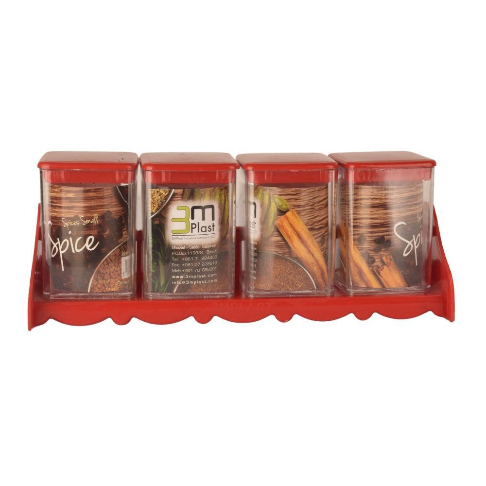 Set Of 4 Pcs jars for spiece