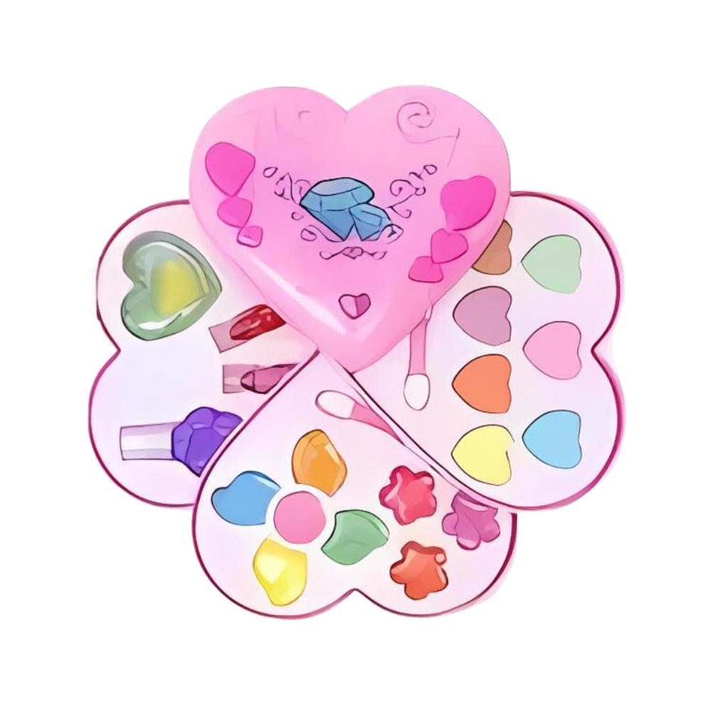Set Of Children's Cosmetics "Heart", 3 Tiers (9133C)