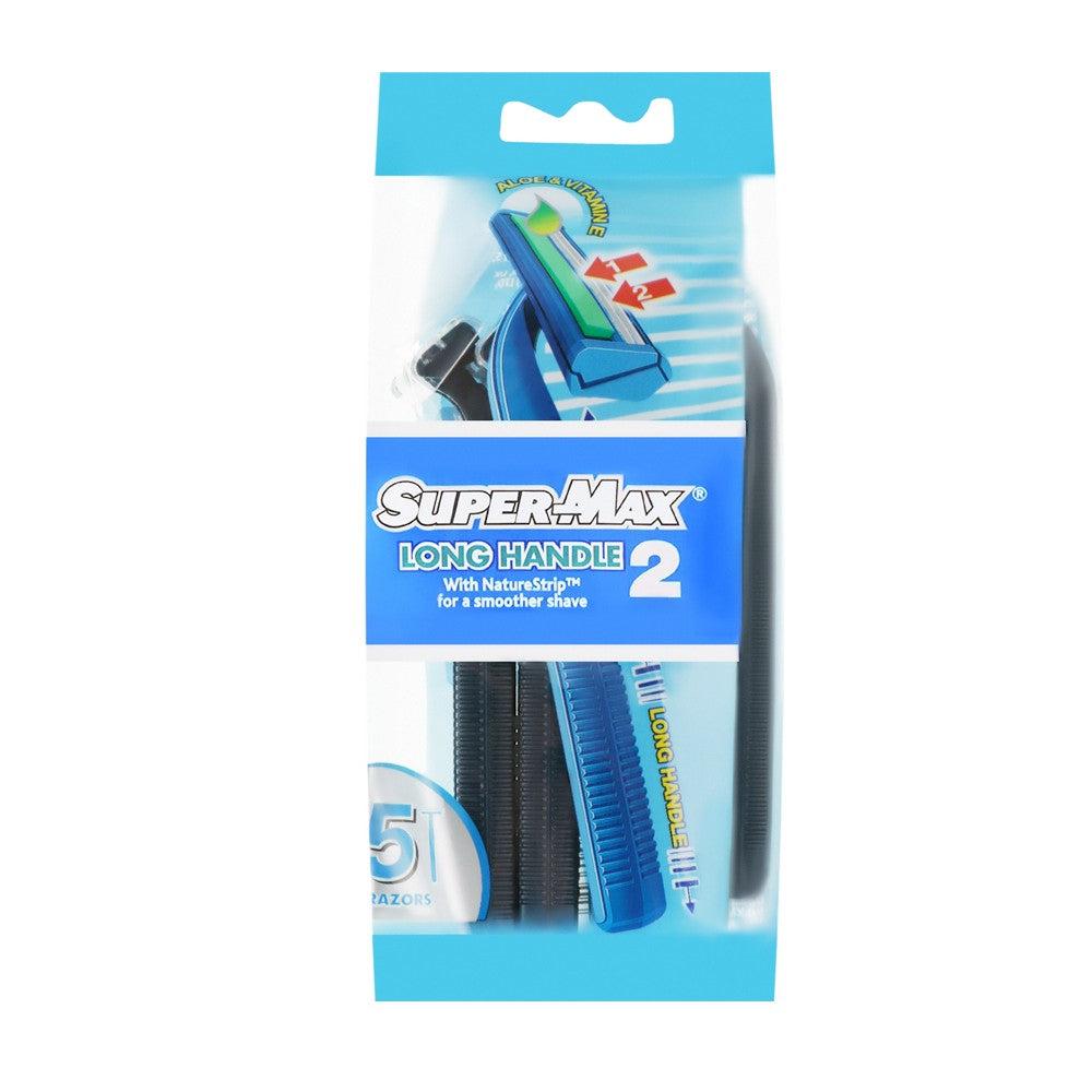 Shaving Razor Super Max 5 Pcs Without Refills long Handle For Men