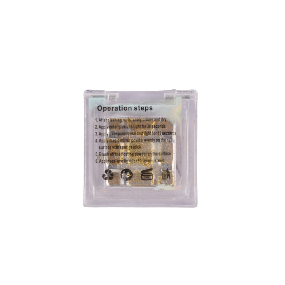 Shimmer Nail Art Powder – Dark Gray Pigment