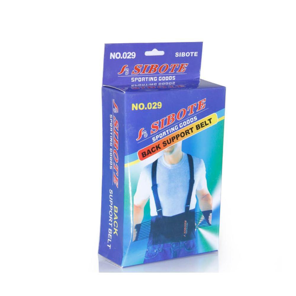 Sibote No:029 Back Support Belt - Black 029XL