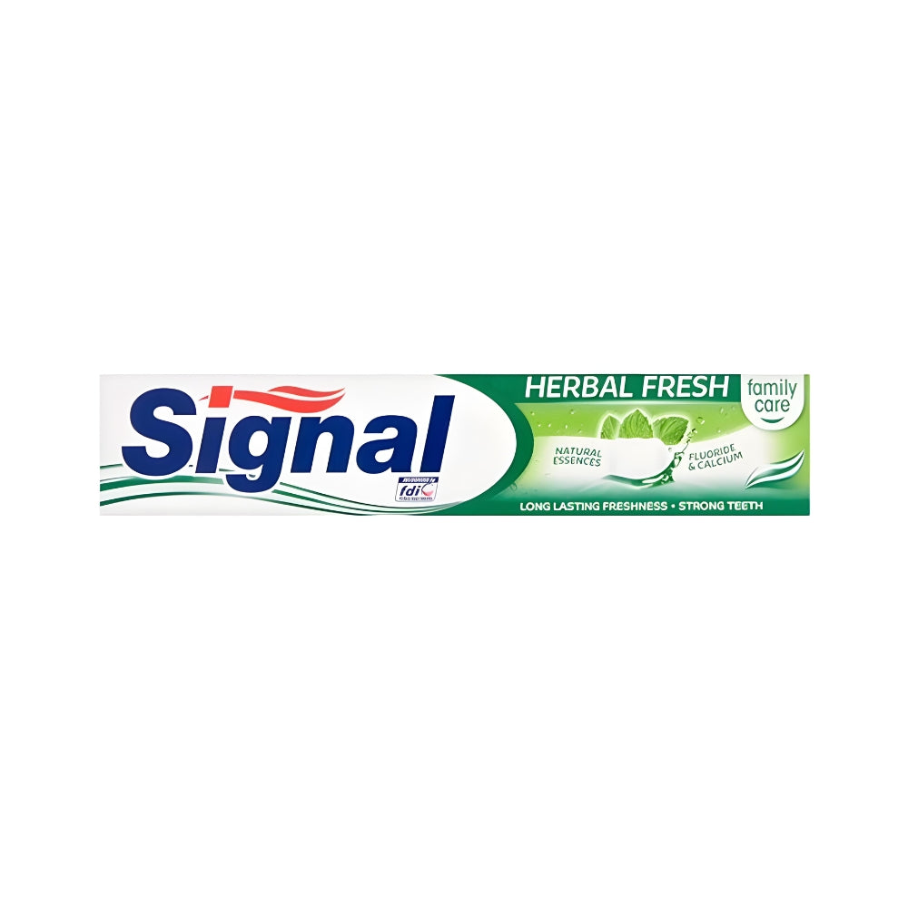 Signal Toothpaste With Herbs Family Herbal Fresh Toothpaste