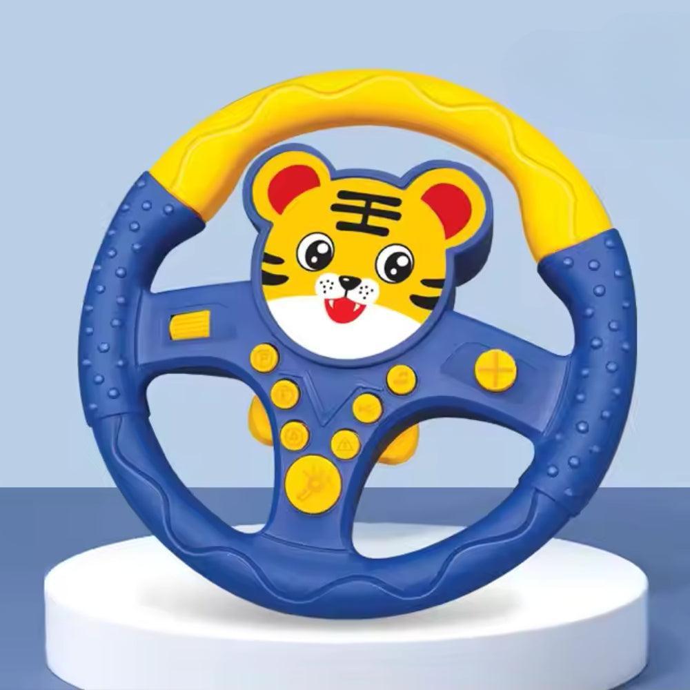 Small Steering Wheel Copilots Simulated Steering Kids Toy
