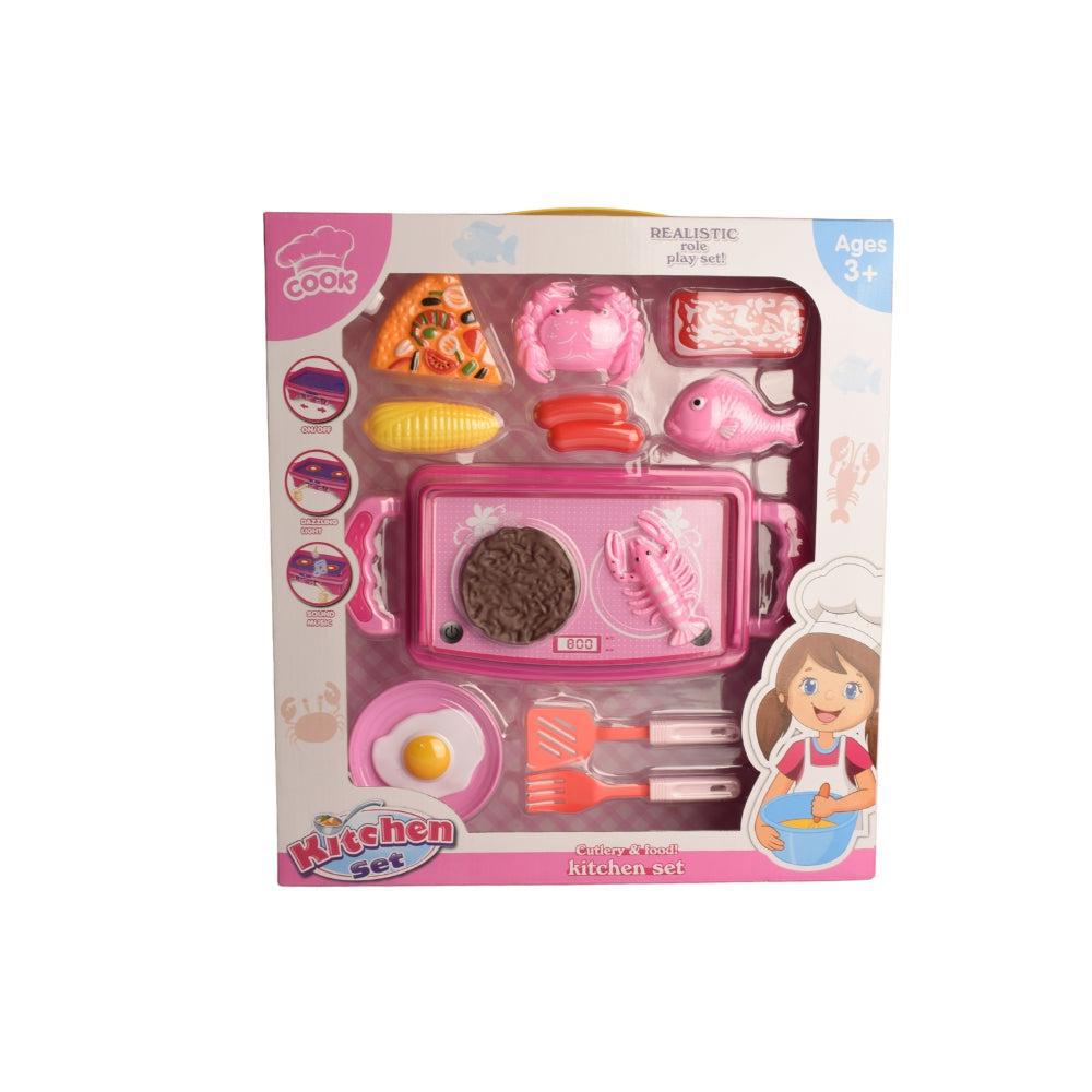 Smart breakfast stove with light and music