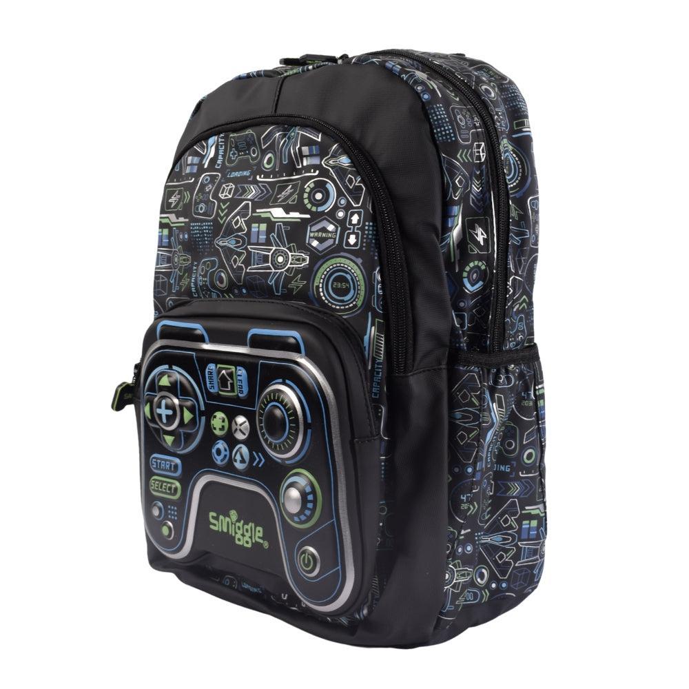 Smiggle Gamer Backpack – Game Controller 3D Front Pocket Design