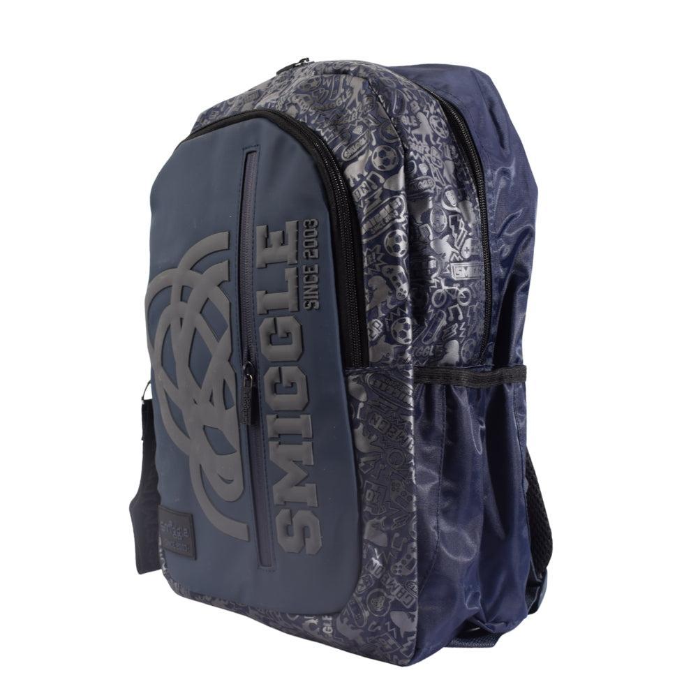 Smiggle Navy Graphic Backpack