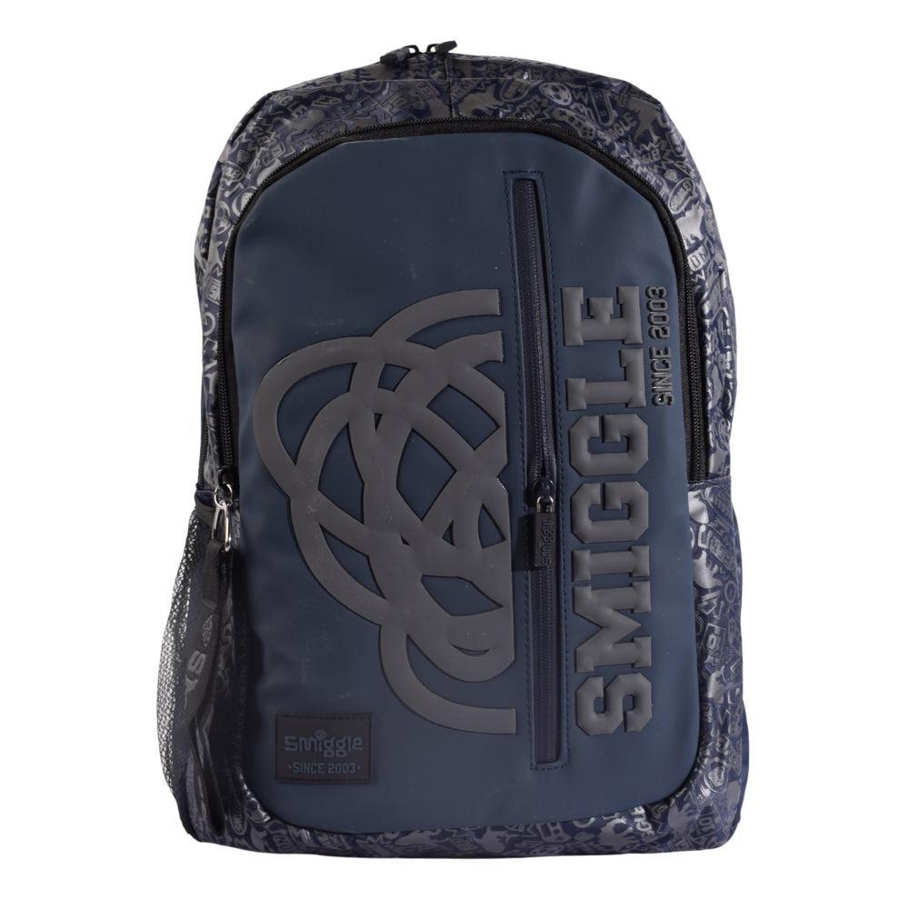 Smiggle Navy Graphic Backpack