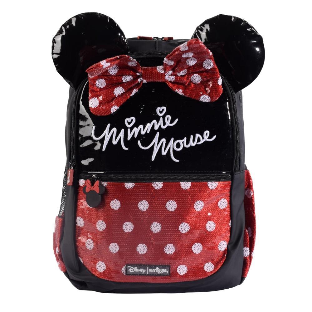 Smiggle x Disney Minnie Mouse Backpack – Sparkle Polka Dot Edition