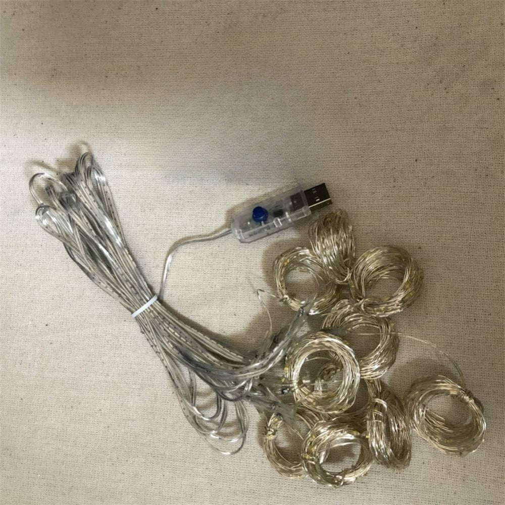 Snowflake String Led Small Lanterns Star Lights Flashing Lights Christmas Day Halloween Decoration Lights USB Interface