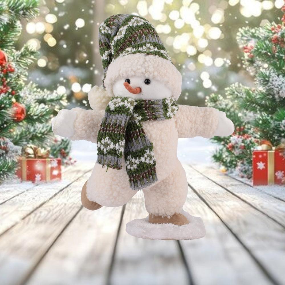 Snowman with Scarf and Hat Christmas Decoration