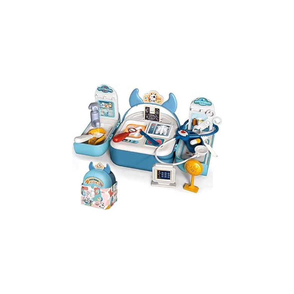 Sobebear Doctor Medical Kit Playset for Kids, Medical Equipment Toy Sets with Travel Backpack, Stethoscope & Accessories, Children Medical Toys Pretend Role Play Set for Boys Girls 3+ Years