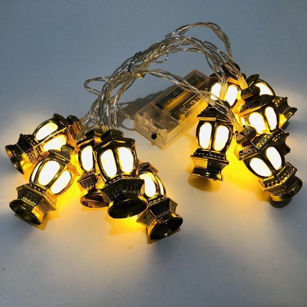Soraki 3M 20 LED Battery Operated String Lights Vintage Gold Palace Style Indoor Outdoor Garden Wedding Party Type 4