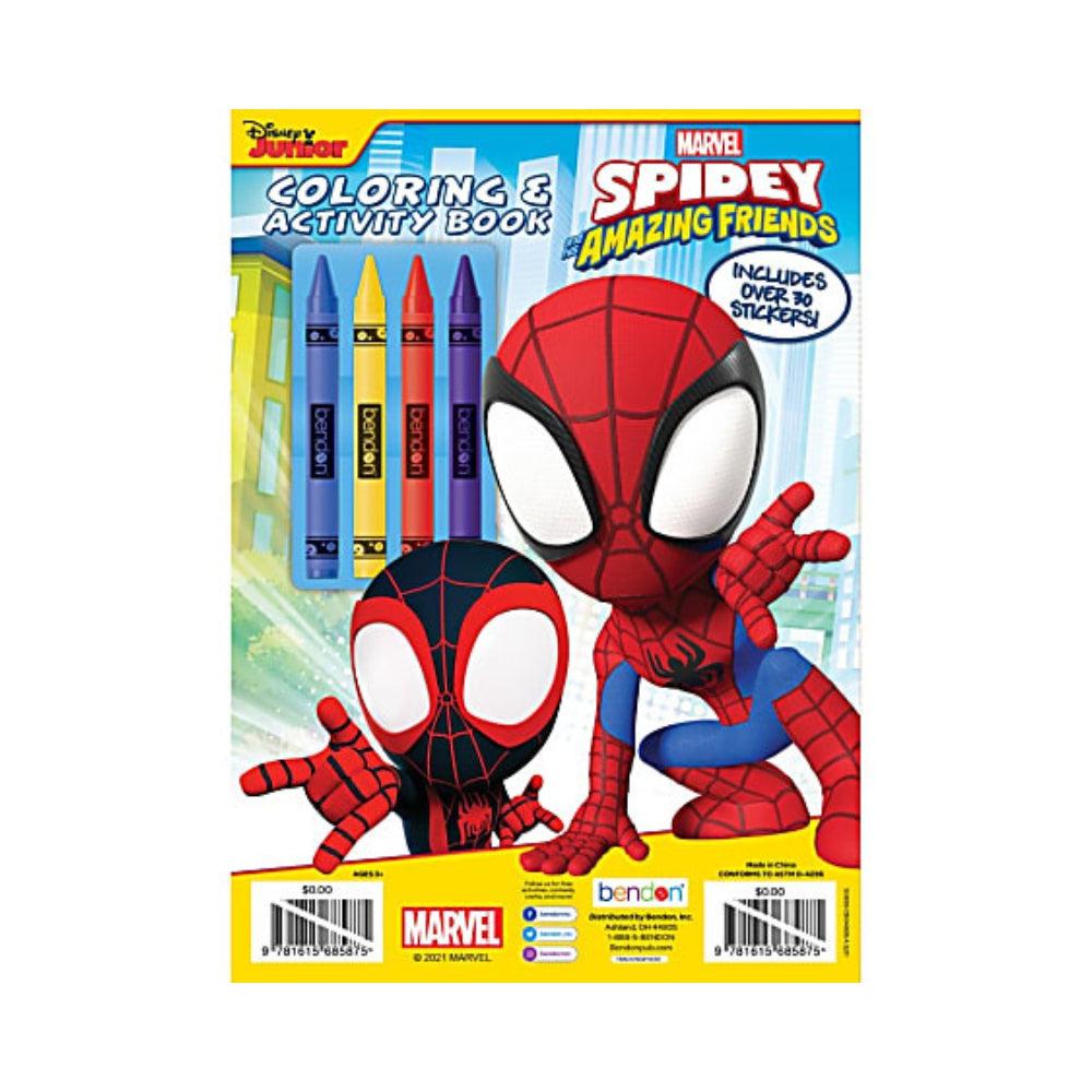 Spidey And His Amazing Friends - Colouring And Activity Book With Crayons