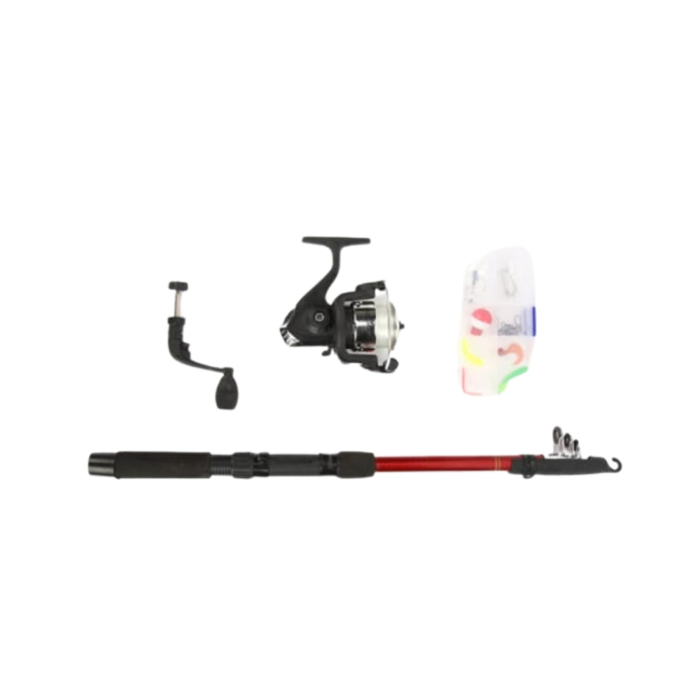 Spinning Fishing Rod&Reels Set Combo Ultralight Telescopic Fishing Pole Tackle
