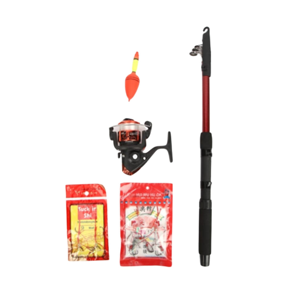 Spinning Fishing Rod&Reels Set Combo Ultralight Telescopic Fishing Pole Tackle