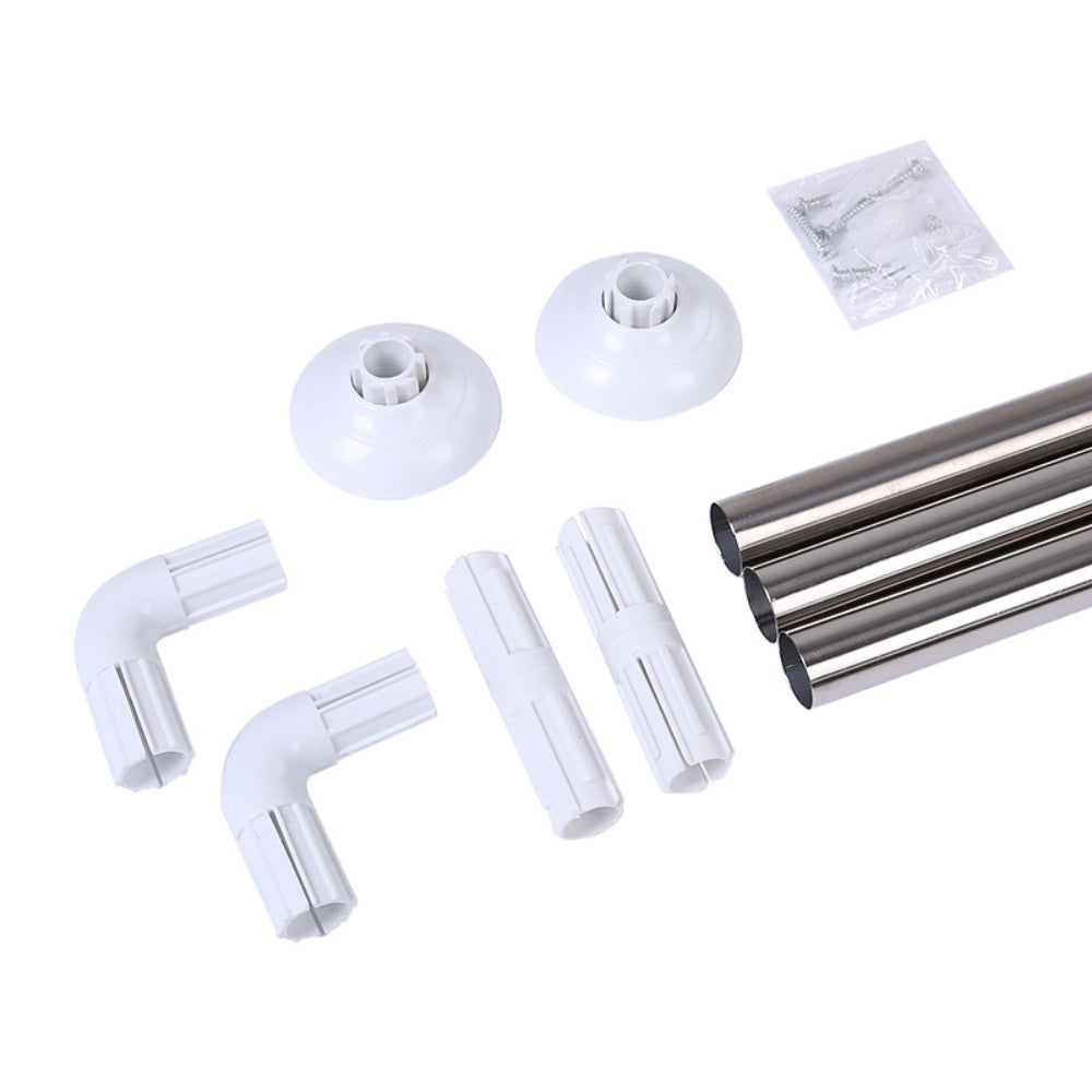 Spring Tension Curtain Rod Adjustable,Small Short Expandable Spring Loaded Curtain Tension Rods