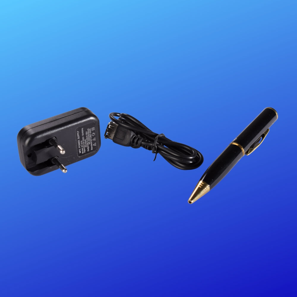 Spy Pen Camera with Inbuilt 32 GB Memory, Audio and Video 720p HD Recording Indoor Outdoor for HomeOfficeMeeting Security Hidden Spy Cam Portable Pen Device