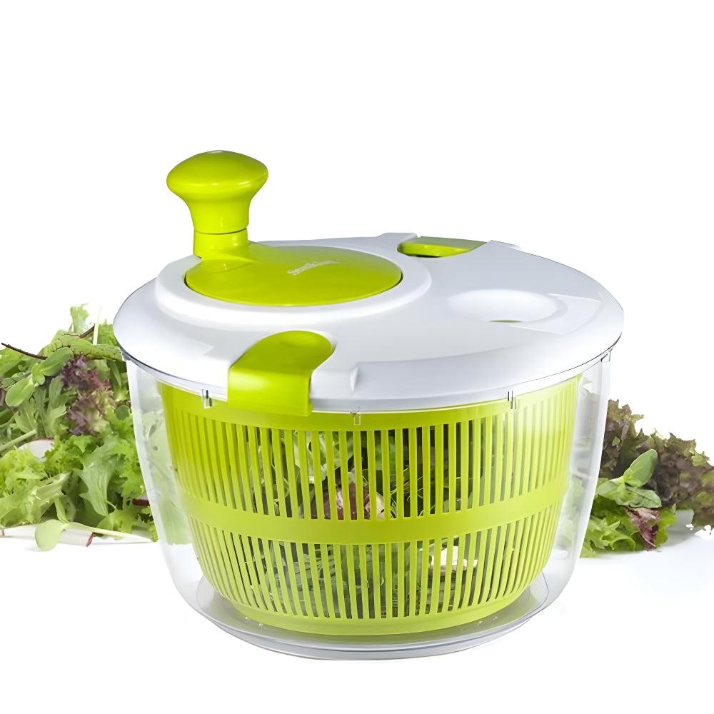 Squirrel Salad Spinner, Vegetable Drainer, Green