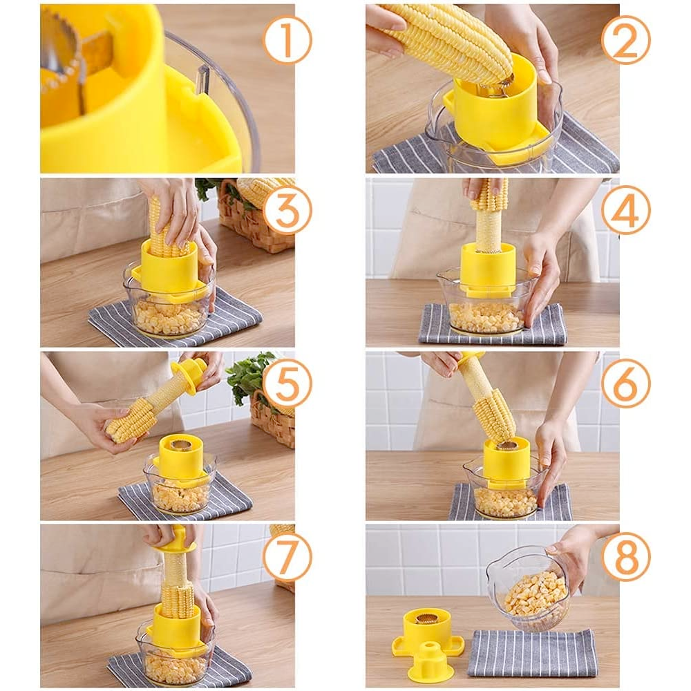 Stainless Steel Corn Peeler Creative Corn Thresher Corn Planer