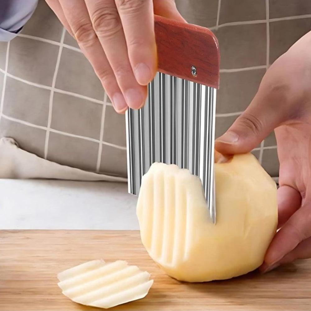 Stainless Steel Crinkle Cutter