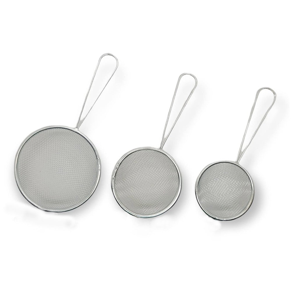 Stainless Steel Strainer Set 3 Pcs