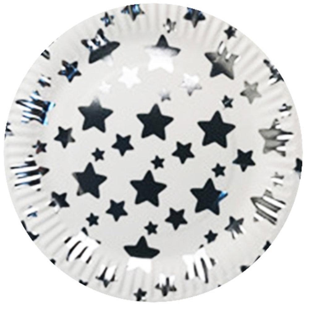 Stars Plates for Birthday Parties(Pack of 10)