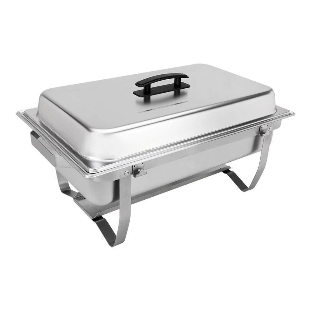 Sterno Foldable Frame Buffet Chafer Set, 8-Quart, Stainless Steel Finish