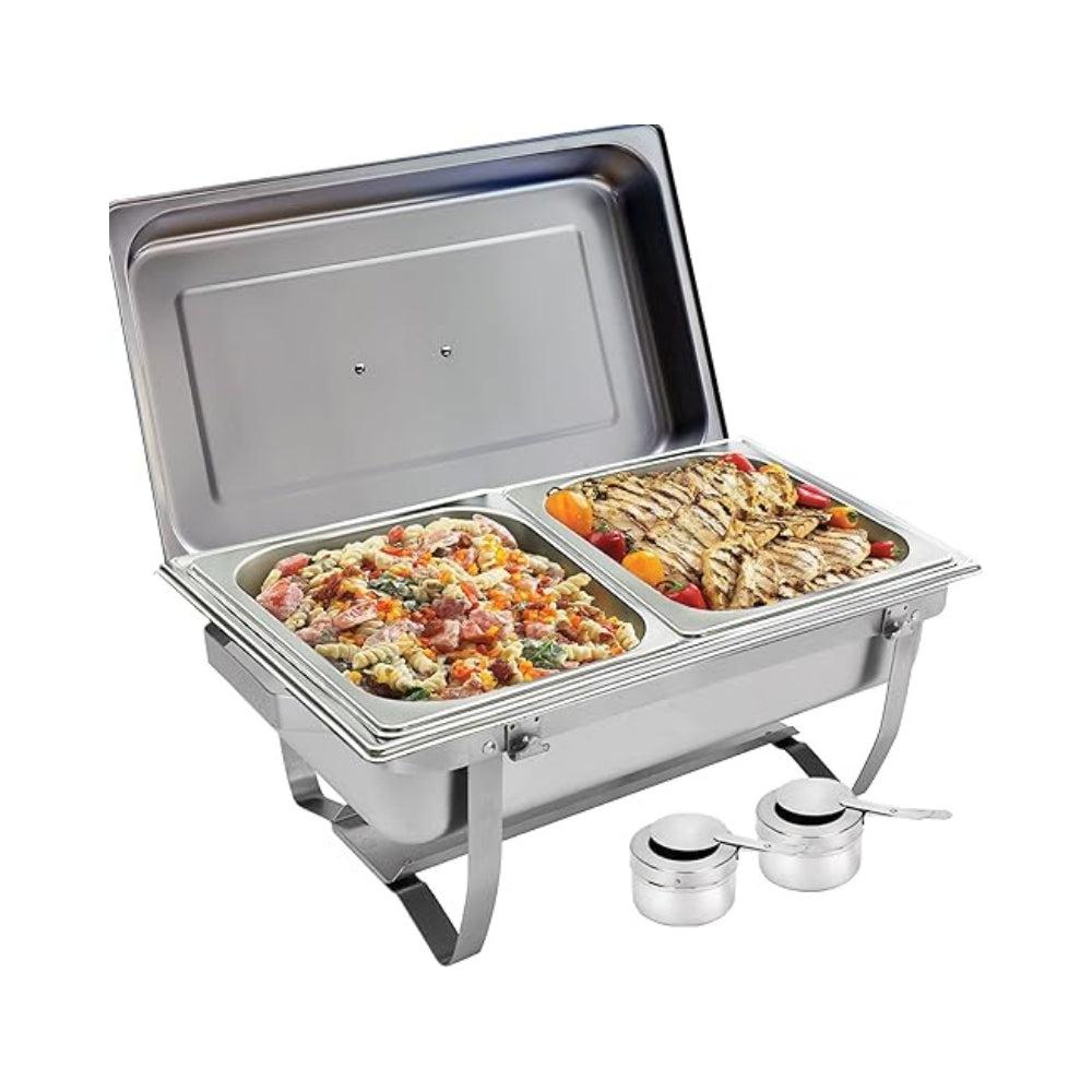Sterno Foldable Frame Stainless Steel Chafing Dish Buffet