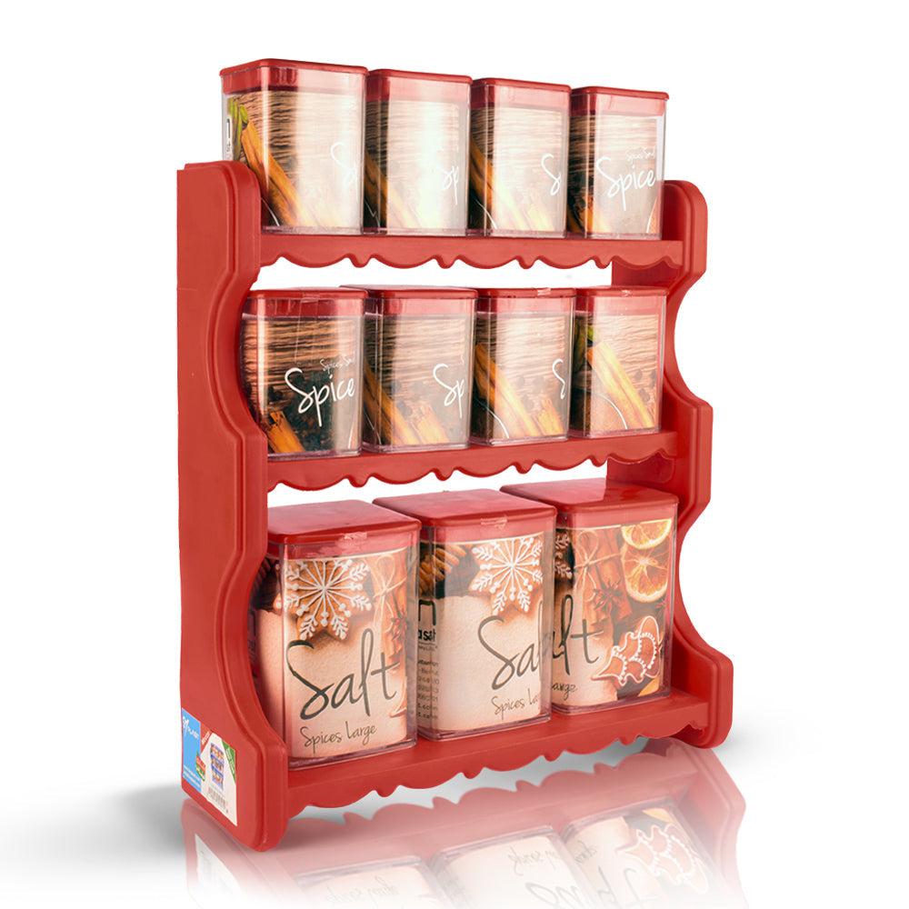Storage Rack 3 Layer Plastic 11 Pcs